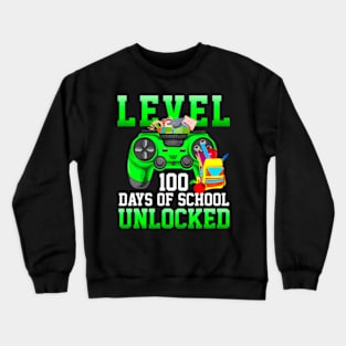 Video 100 Day Level 100 Days Of School Crewneck Sweatshirt